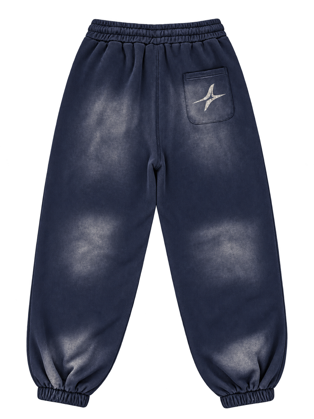 Sun-Faded Club Joggers in Dark Byzantine Blue — back, star on the pocket #color-dark-byzantine-blue