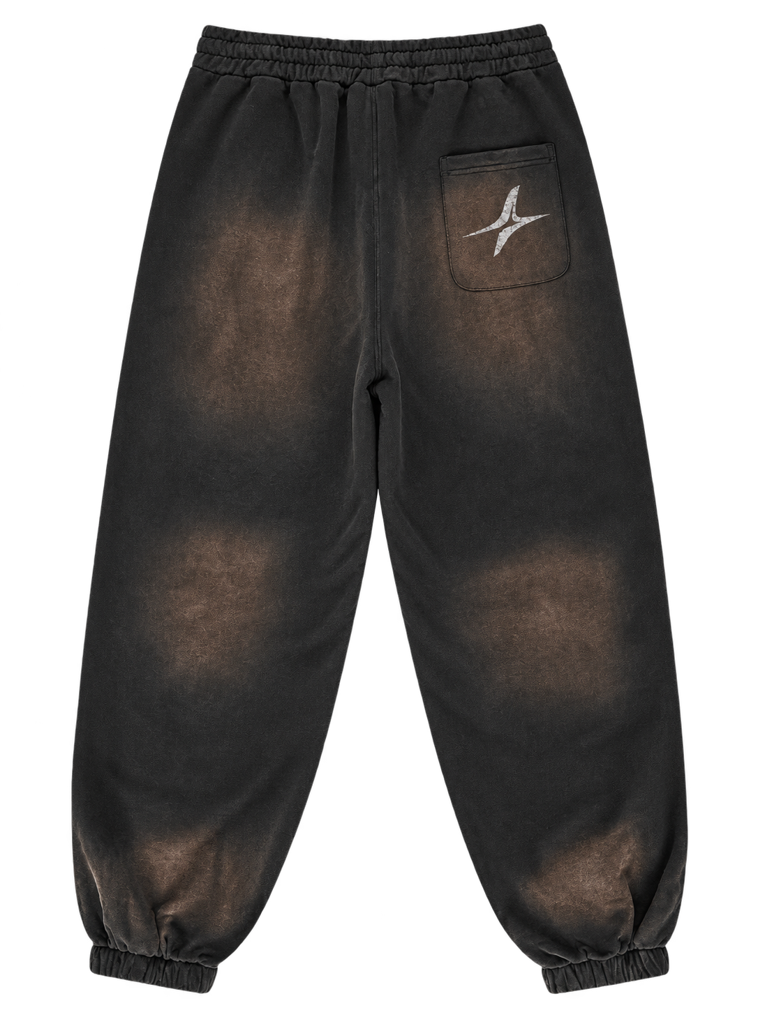 Sun-Faded Club Joggers in Dark Gray — back, star on the pocket #color-dark-gray
